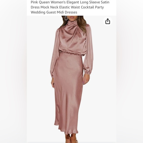 Satin Dress - Picture 1 of 6